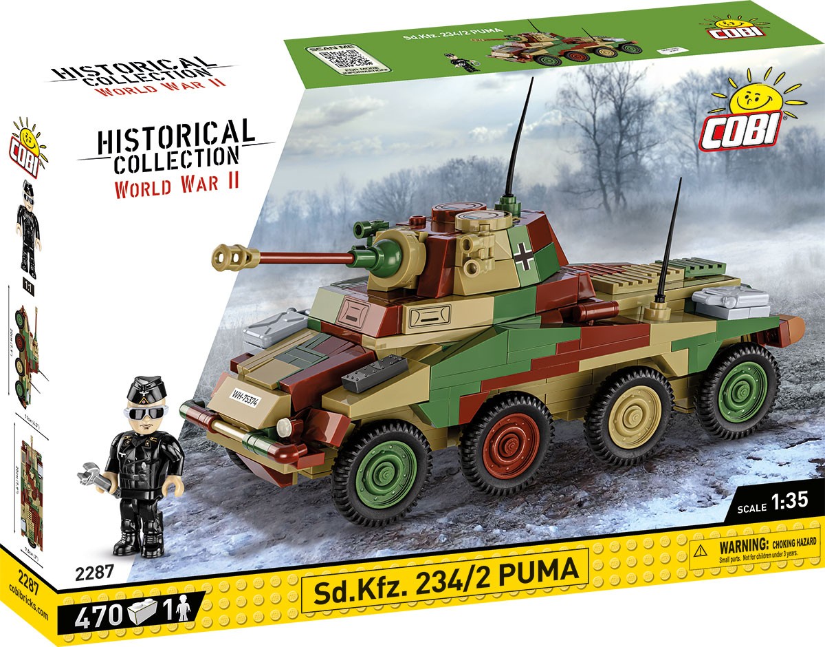 Cobi Klocki Sd.Kfz. 234/2 Puma