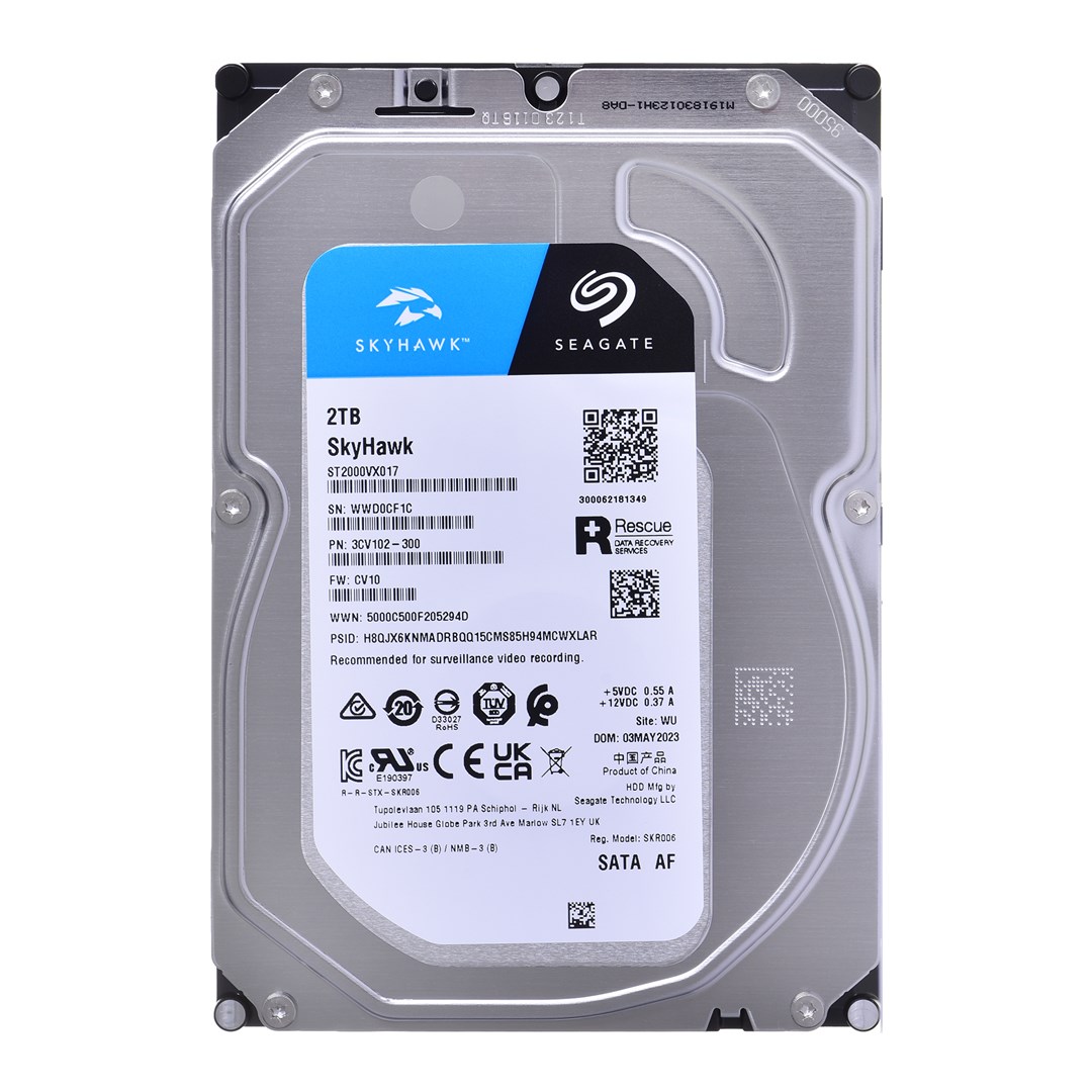 SEAGATE  Drive SkyHawk 2TB 3,5