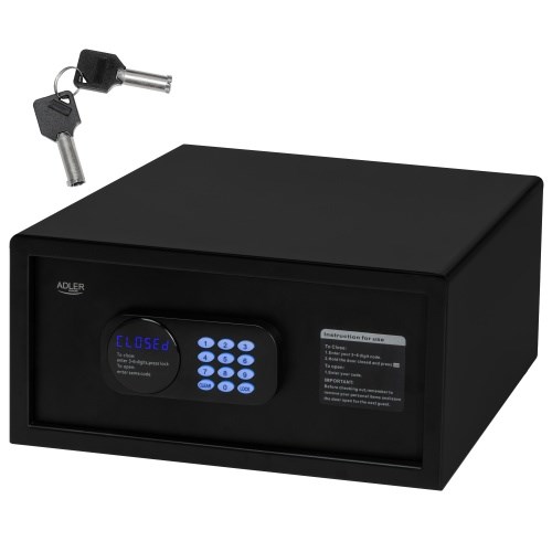 Adler Sejf z kodem elektronicznym i