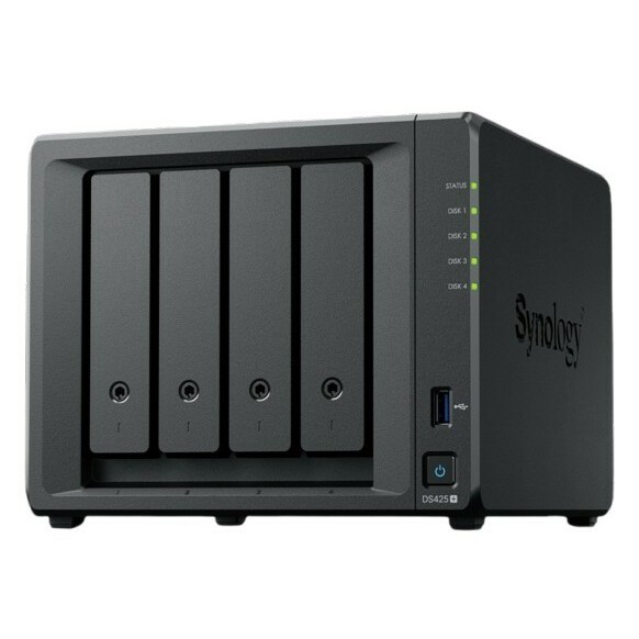 Synology Serwer NAS DS425+ 4x0HDD J4125