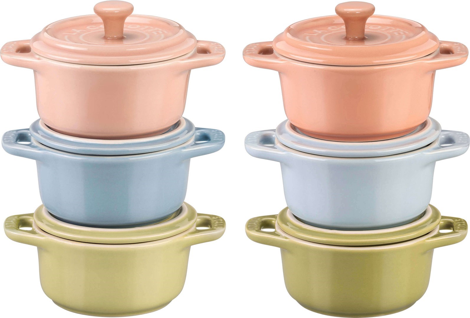 Staub Set 6x Mini Cocotte round