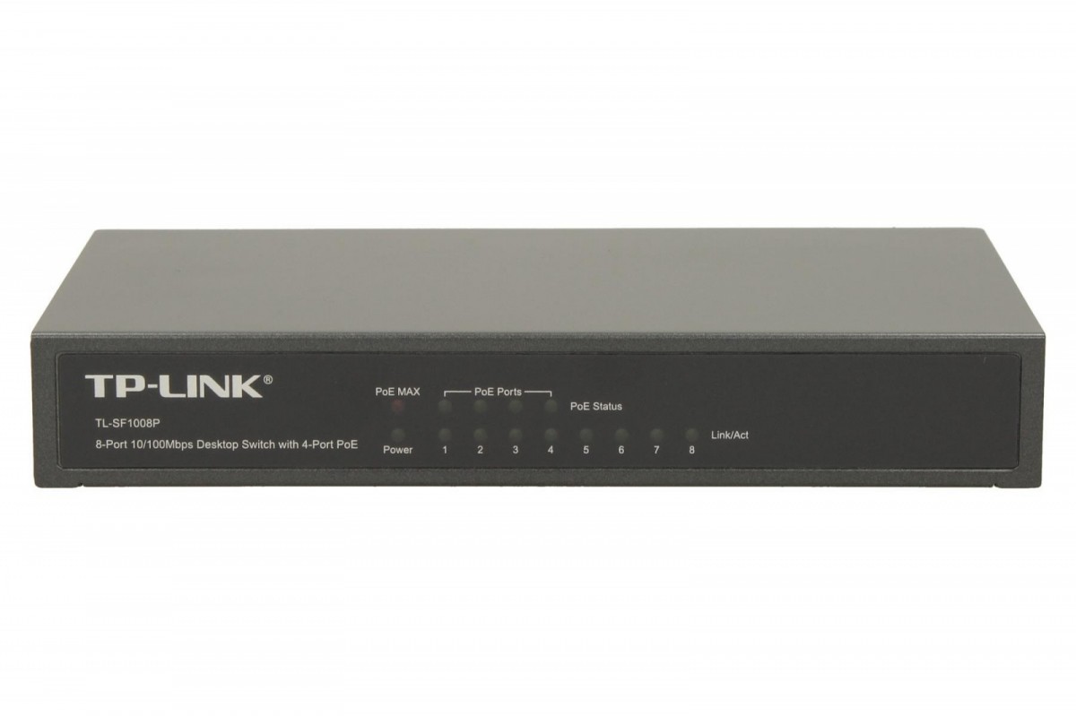TP-LINK  SF1008P switch 8x10/100 PoE Desktop