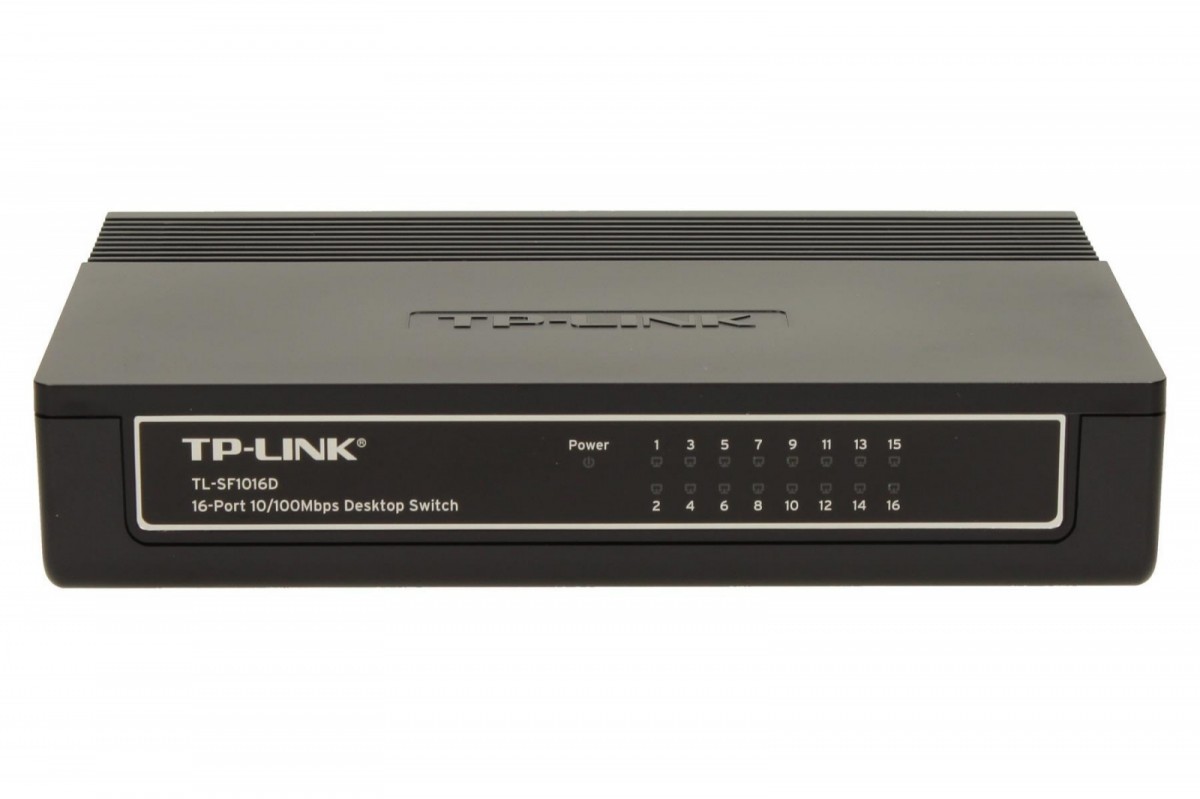TP-LINK  SF1016D Desktop Switch 16-Port 10/100Mbps