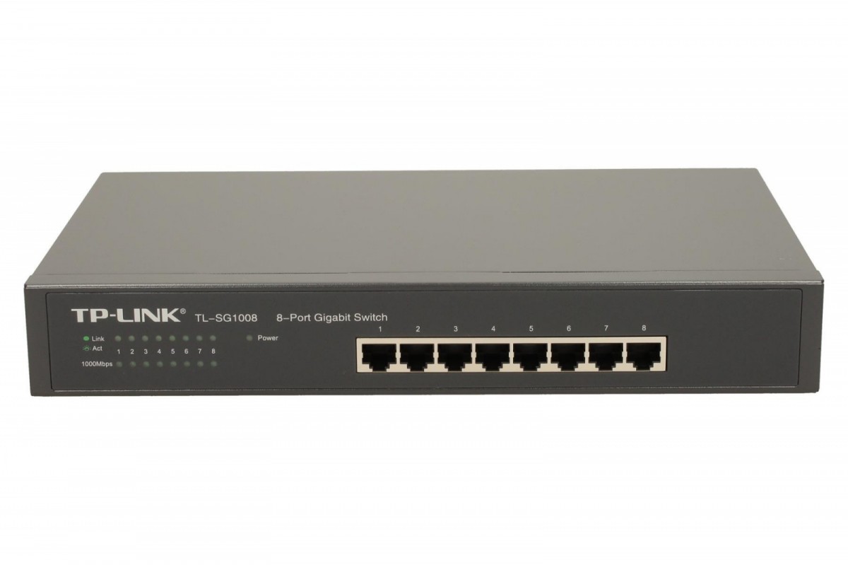 TP-LINK SG1008 switch 8x1GbE Desktop/Rack |