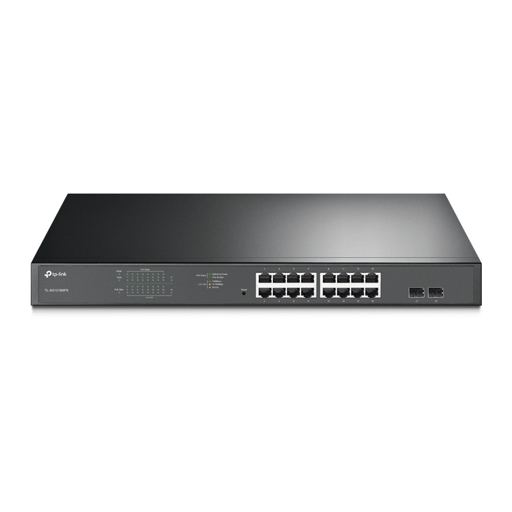 TP-LINK SG1218MPE 16xGE PoE+ 2xSFP |
