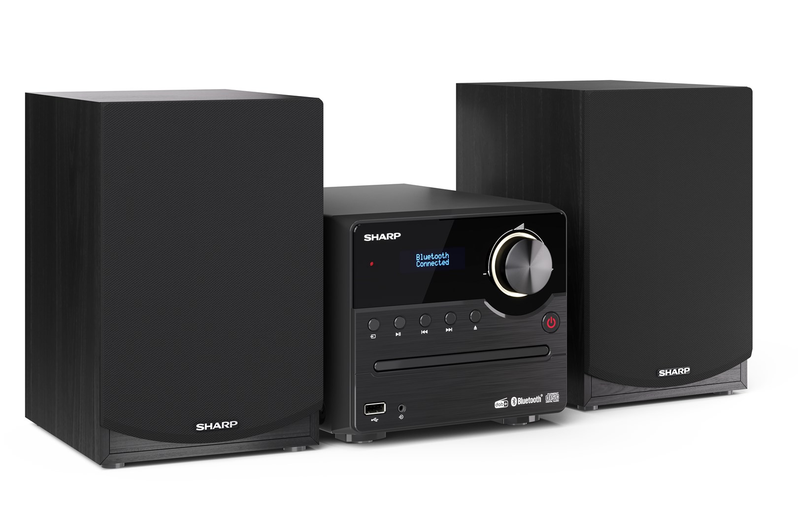 Sharp XL-B517D(BK) Hi-Fi Micro System, CD/FM/USB/Bluetooth