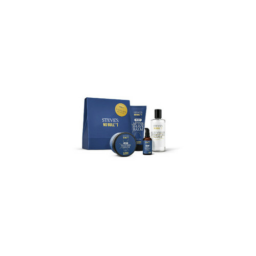 Steves No Bull***T Shaving Box Blue