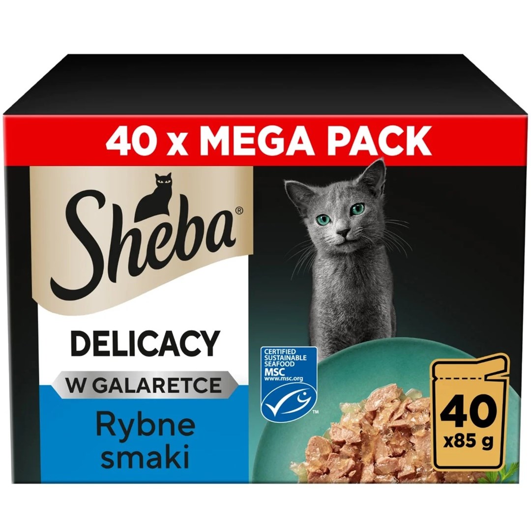 Sheba  Delicacy Fish Flavours in Jelly