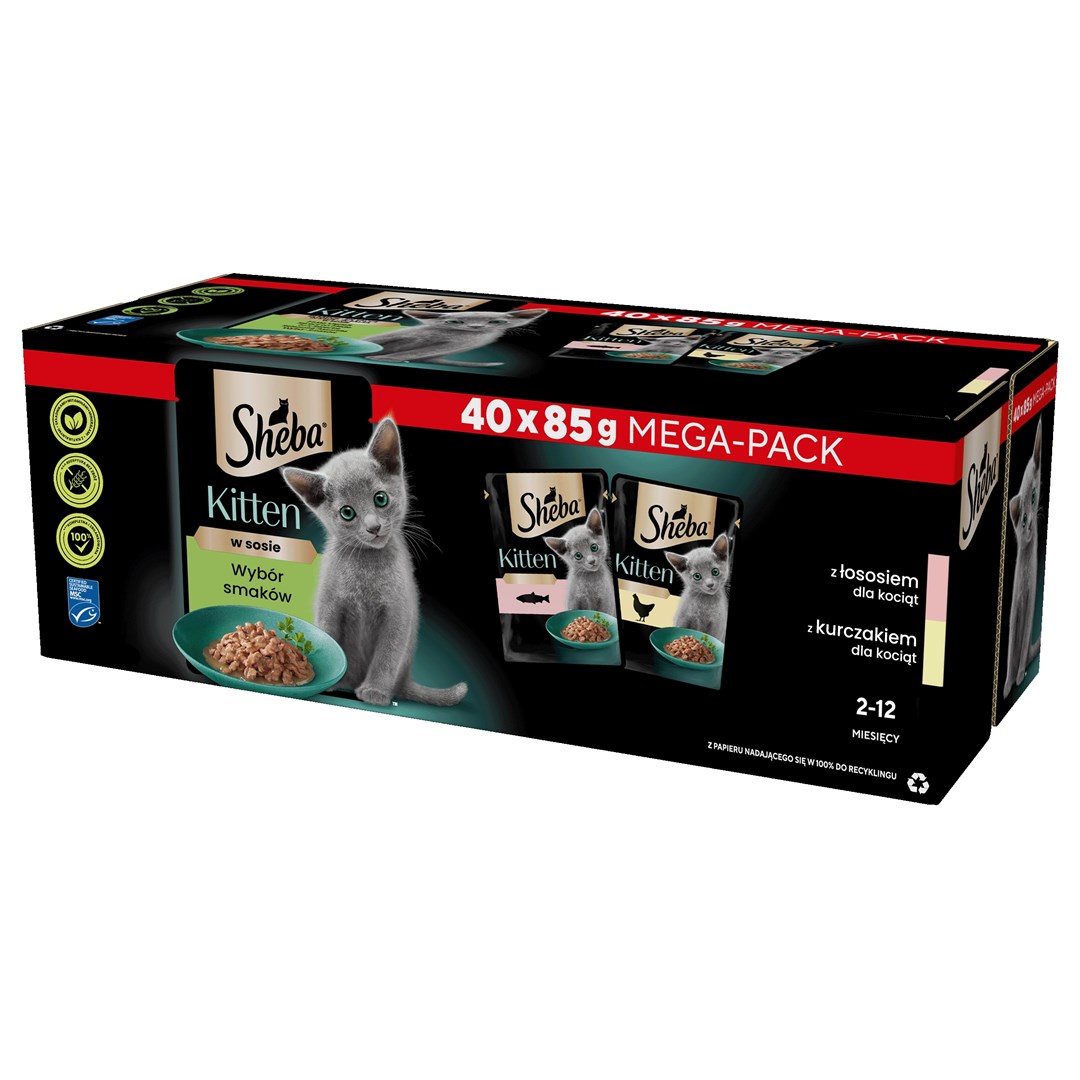 Sheba Kitten Selection of Flavors in