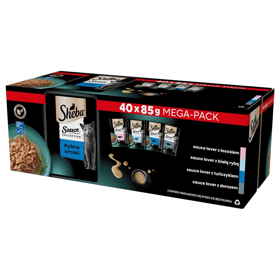 Sheba Sauce Collection Fish flavors collection