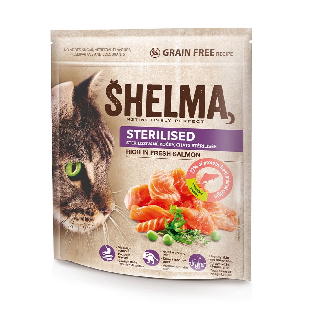 SHELMA Sterilised Rich in salmon -