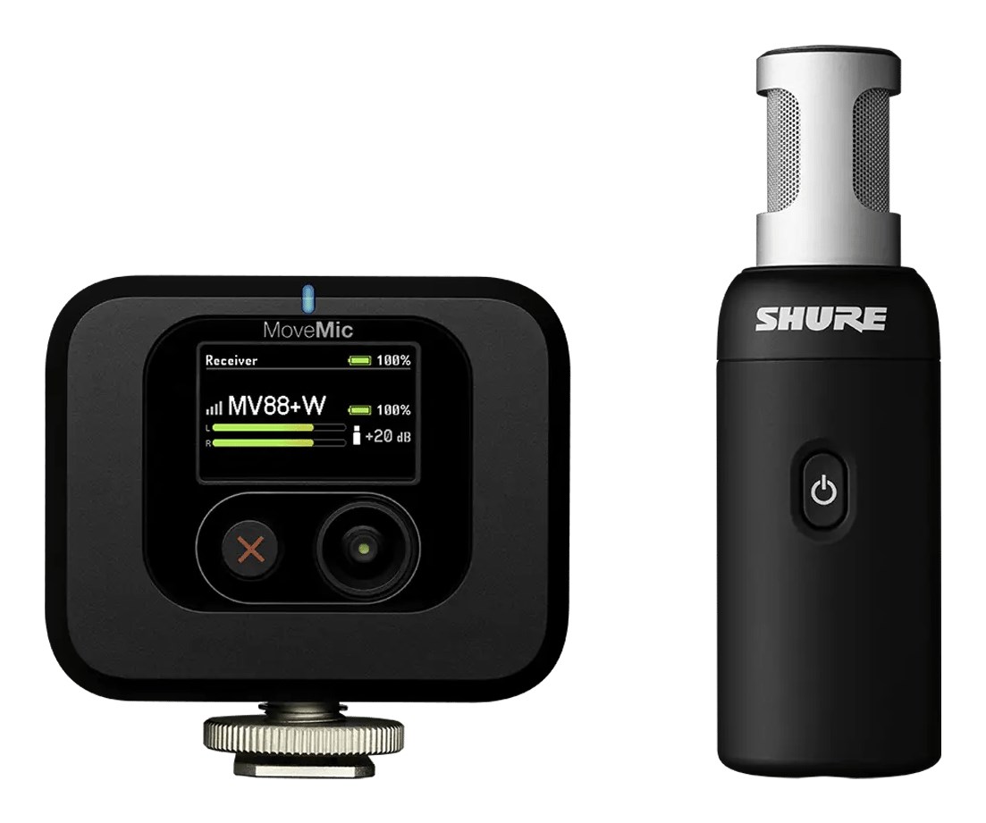 SHURE MV88+W-KIT-Z6 - wireless stereo microphone