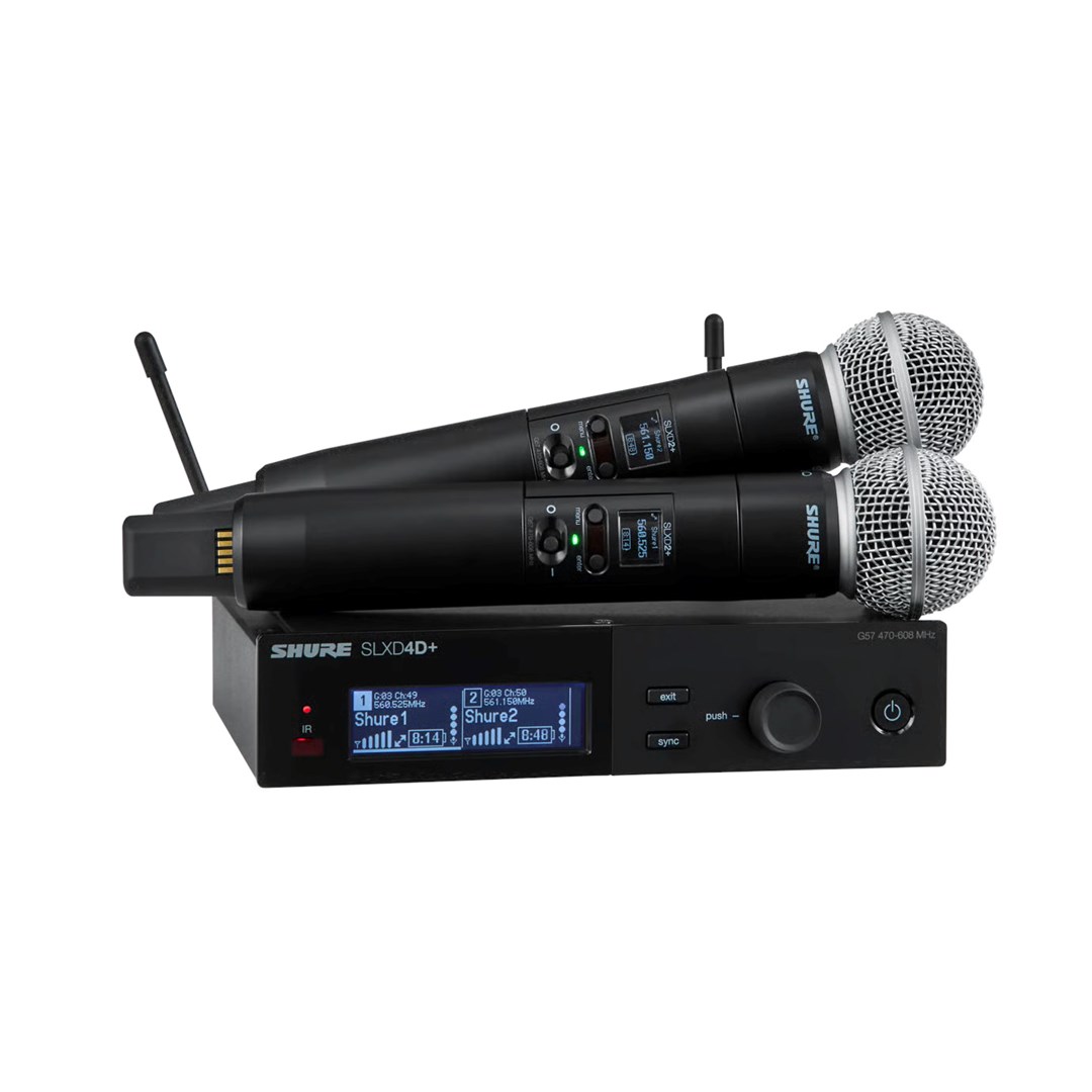 SHURE  SLXD24D+E/58-G65 - dual digital wireless