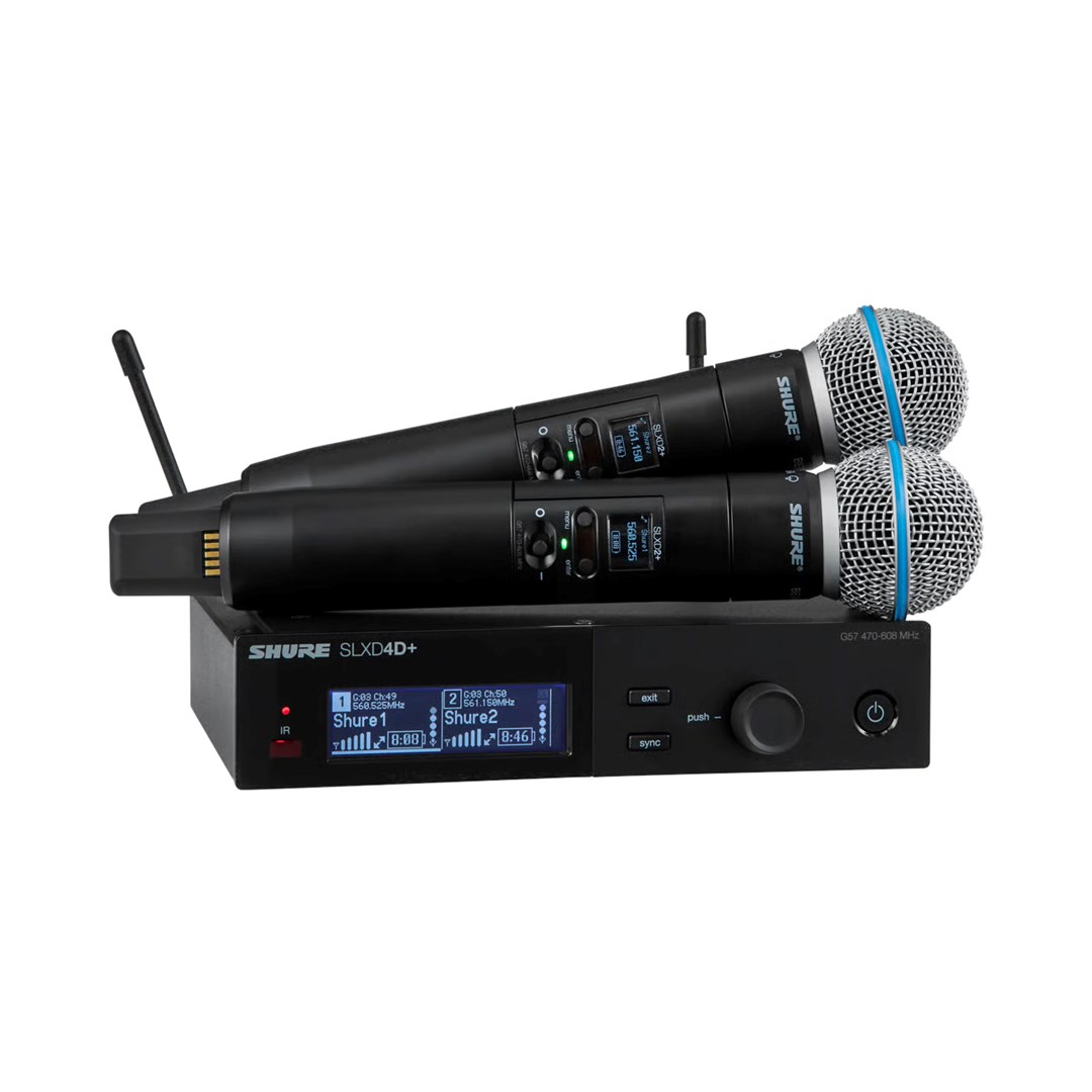 SHURE  SLXD24D+E/B58-G65 - dual digital wireless