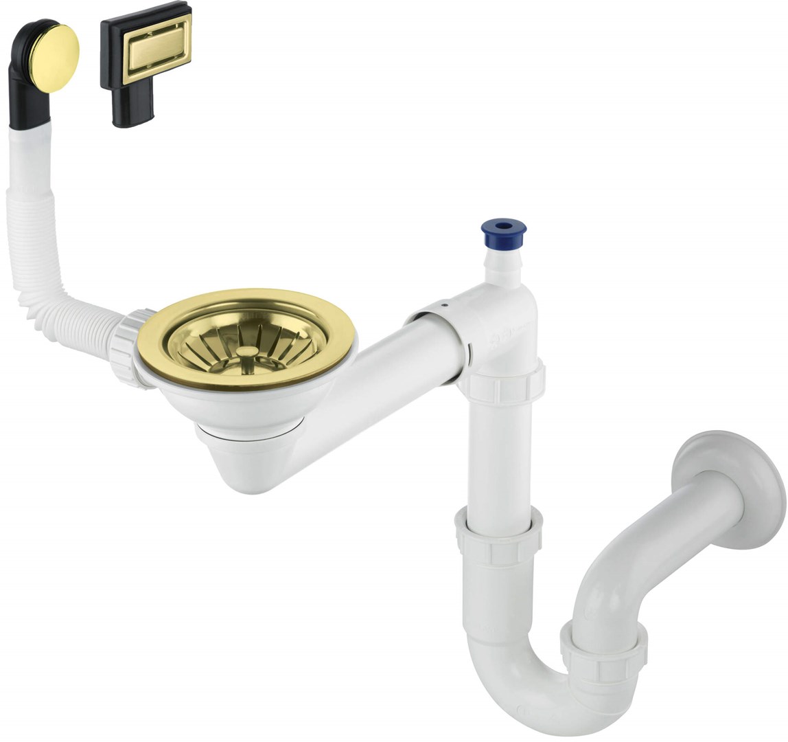 Deante Siphon for 1-bowl granite sink
