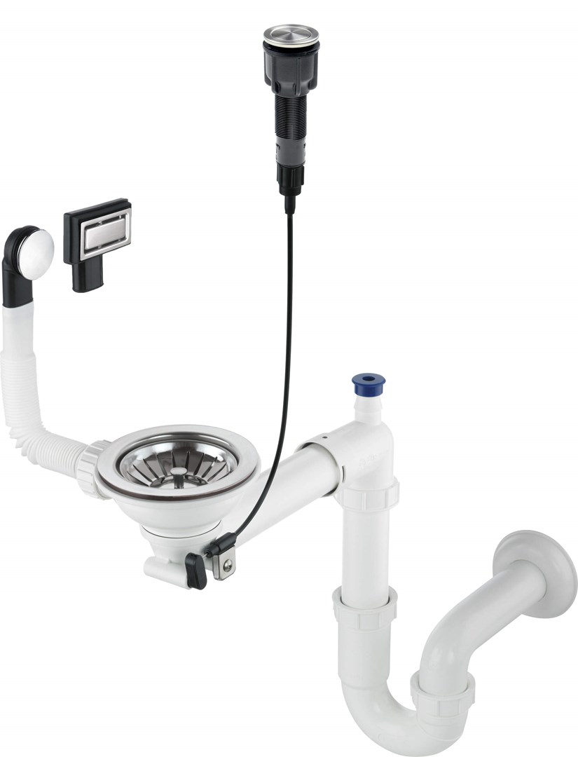 Deante Siphon for 1-bowl granite sink