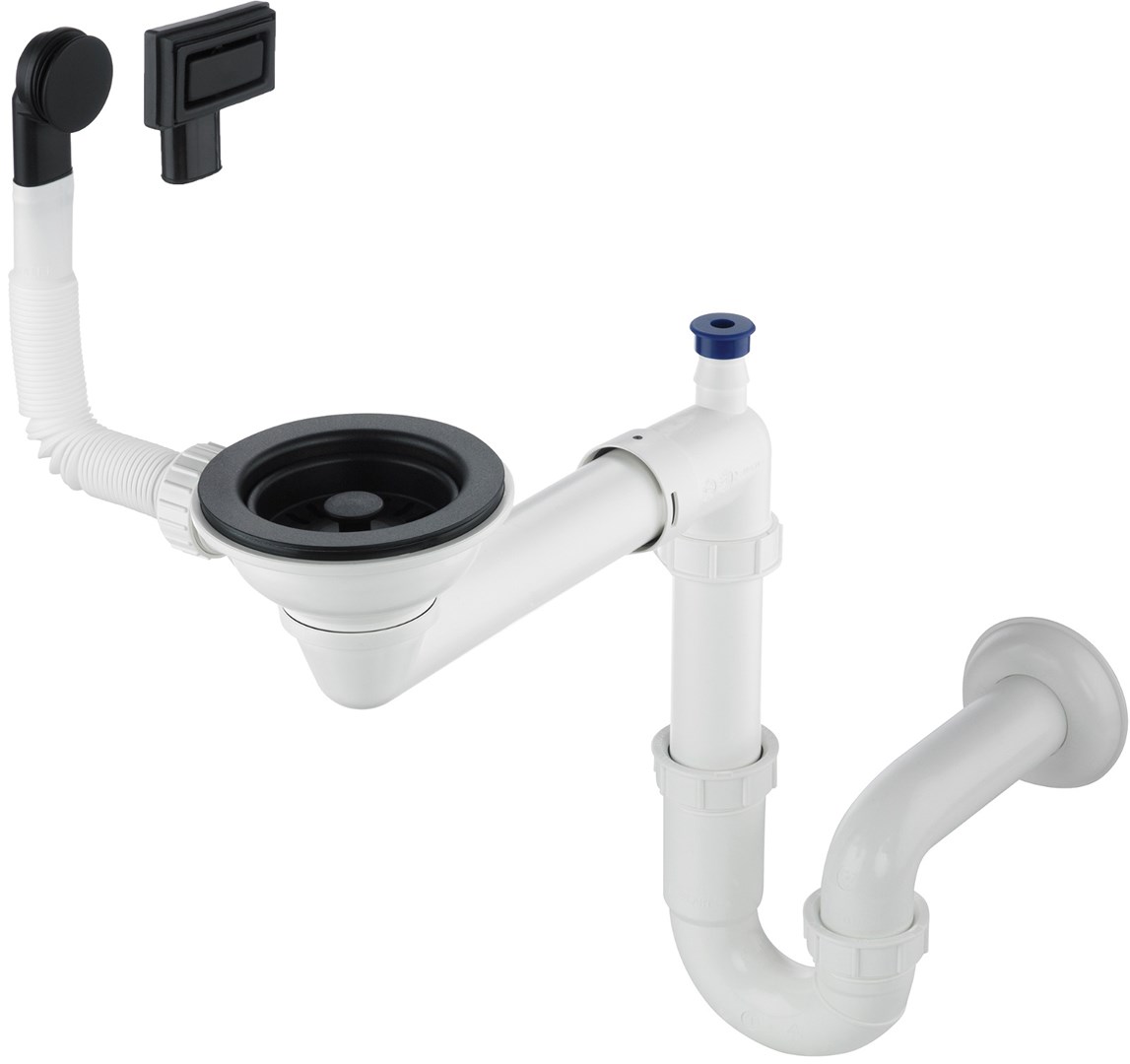 Deante Siphon for 1-bowl granite sink