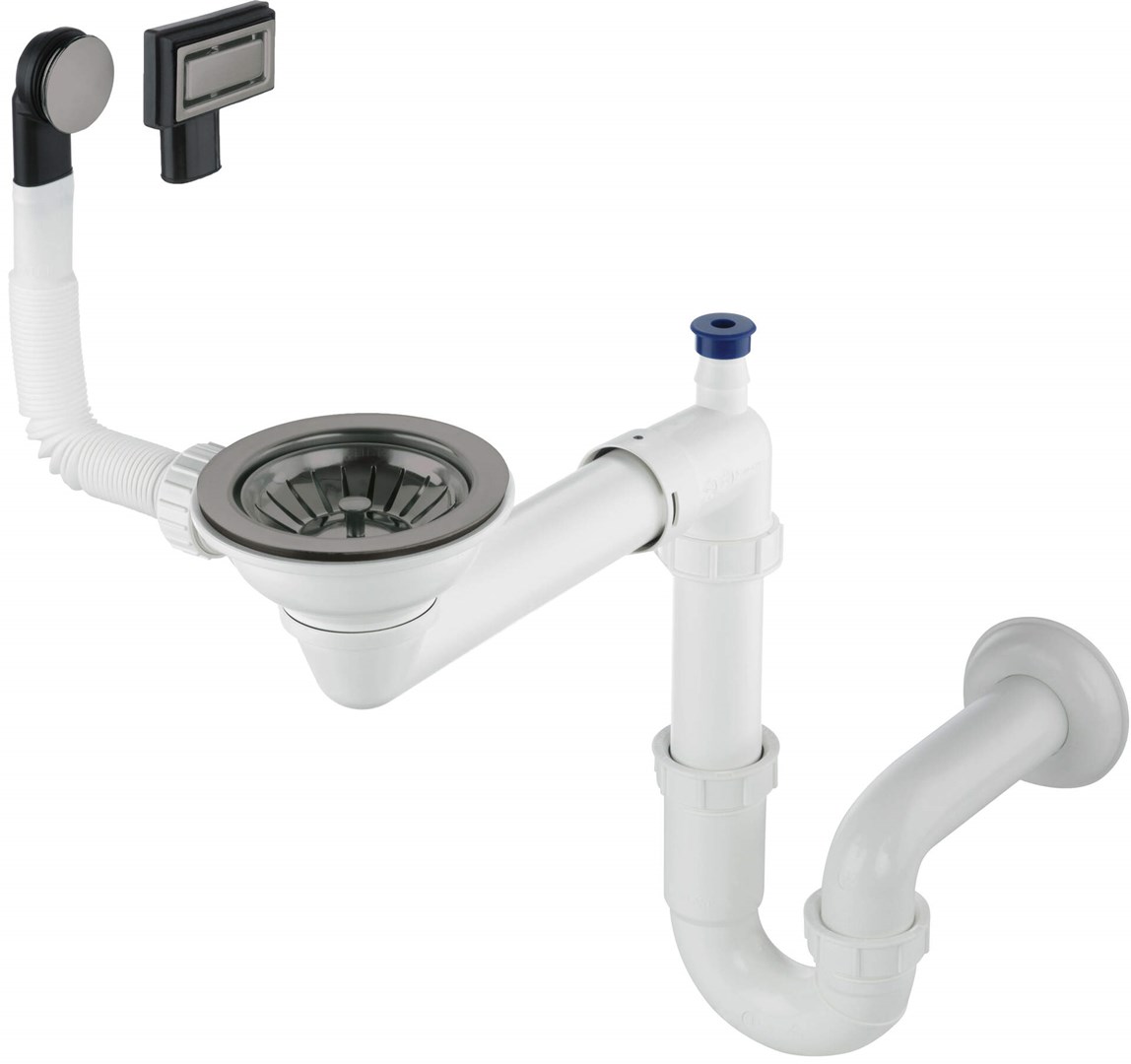 Deante Siphon for 1-bowl granite sink