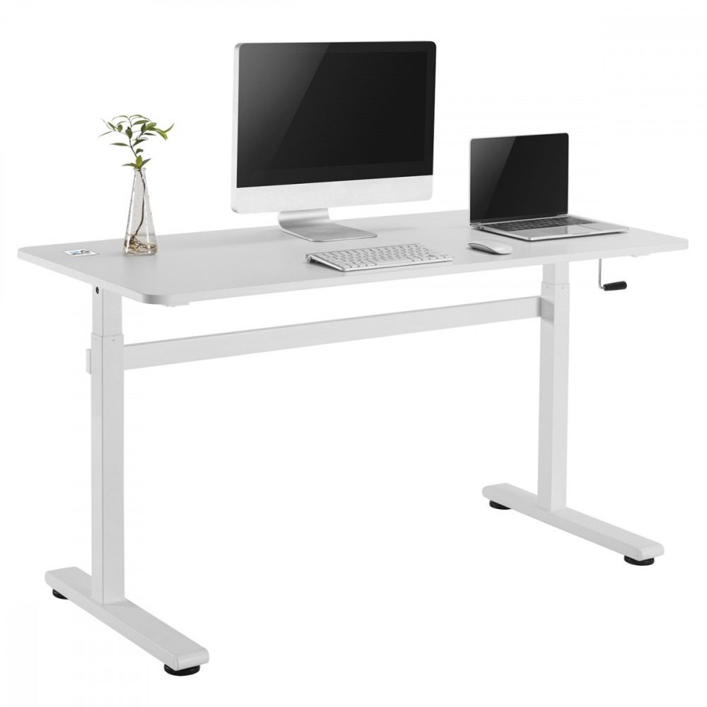 Maclean  Sit stand manual desk Ergo-Office