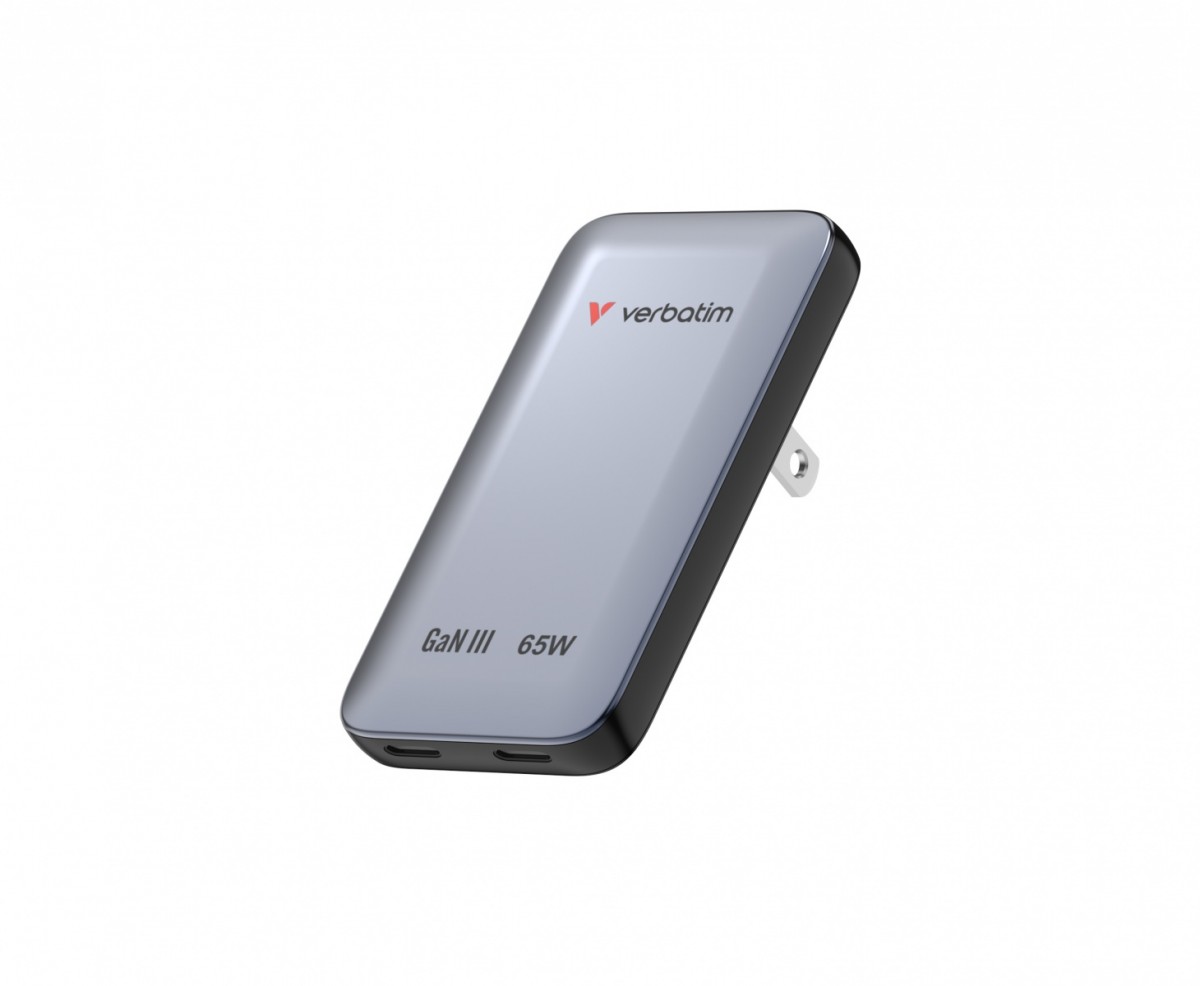 Verbatim Slim GaN 65W 2x USB-C