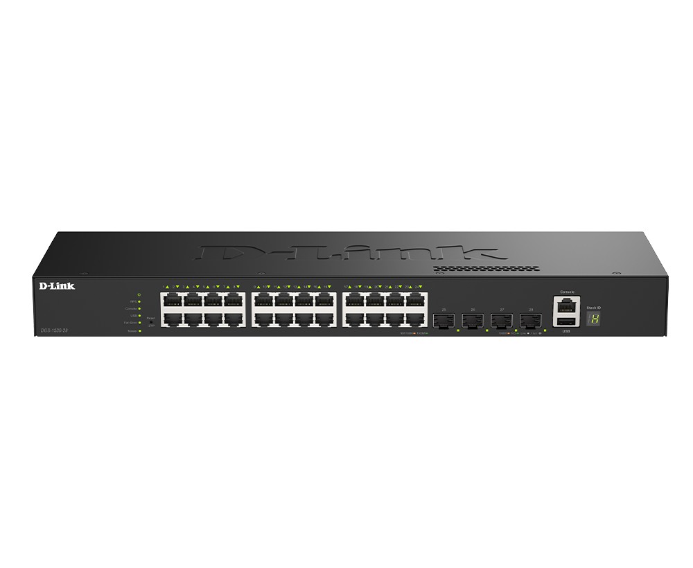 D-Link  Smart Managed Switch DGS-1530-28/E 24