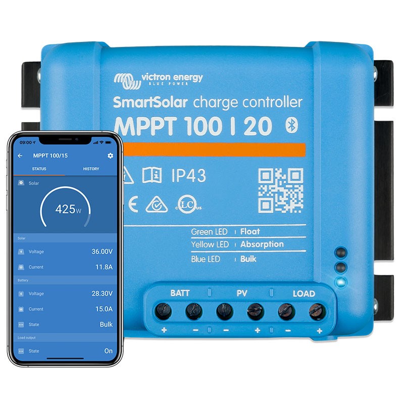 Victron Energy SmartSolar MPPT 100/20 (up