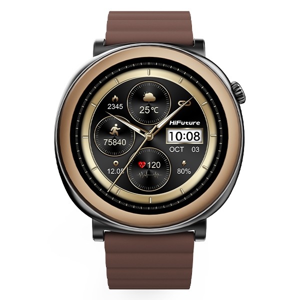 HiFuture Smartwatch Aurora Amoled AI brown