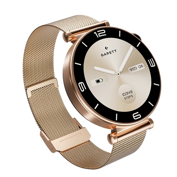 Garett Electronics  Smartwatch Rose Gold Mesh