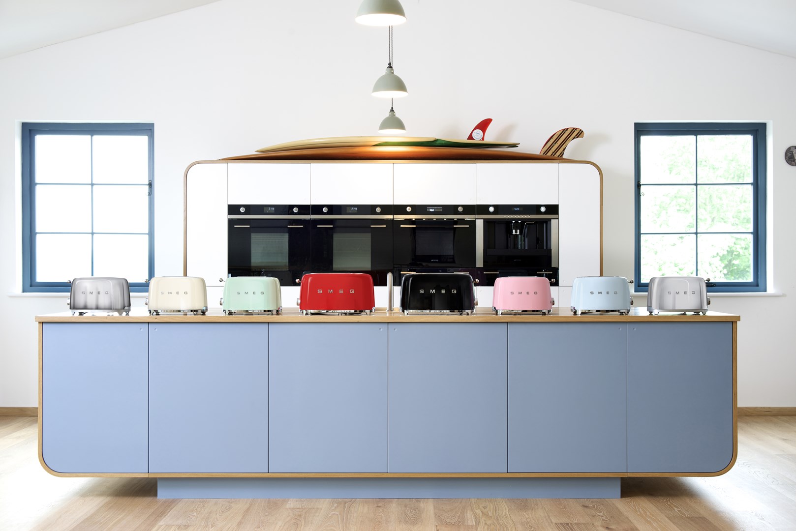 SMEG  50`s Style Toaster TSF02RDEU Red