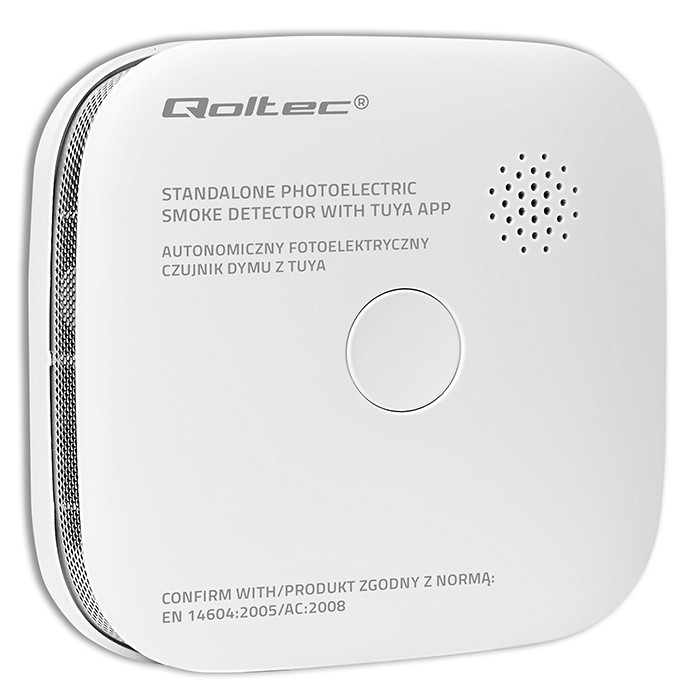 Qoltec  Smoke detector with battery Tuya