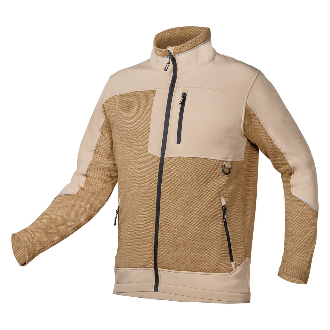 NEO TOOLS Softshell sweatshirt OUTDOOR, beige
