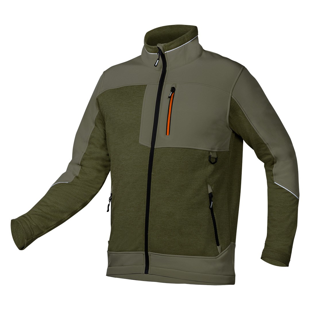 NEO TOOLS Softshell sweatshirt OUTDOOR, green