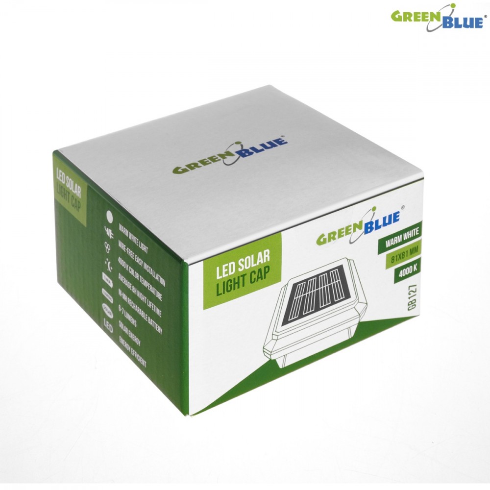GreenBlue Solar fence lamp LED 8080