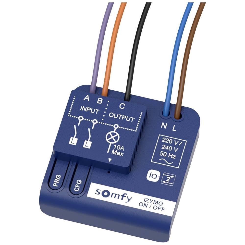 Somfy 1822649 Unterputz-Empfänger Licht An/Aus io