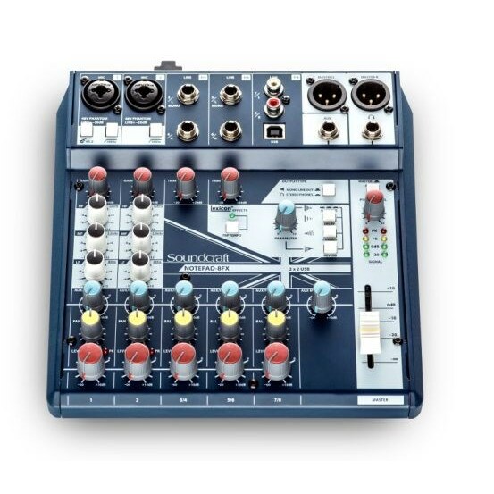 No name Soundcraft Notepad-8FX Mixing Console