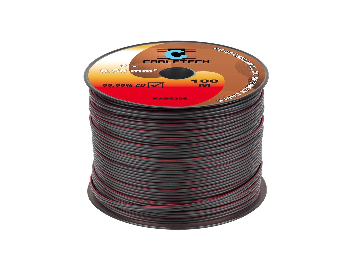 Cabletech Speaker cable 0.5mm black