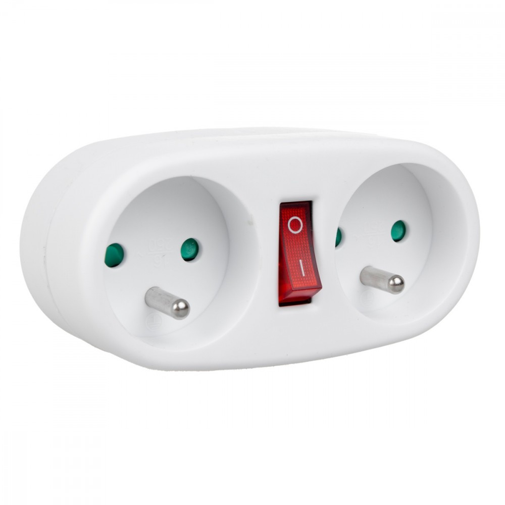 Maclean Splitter dual socket MCE337E |