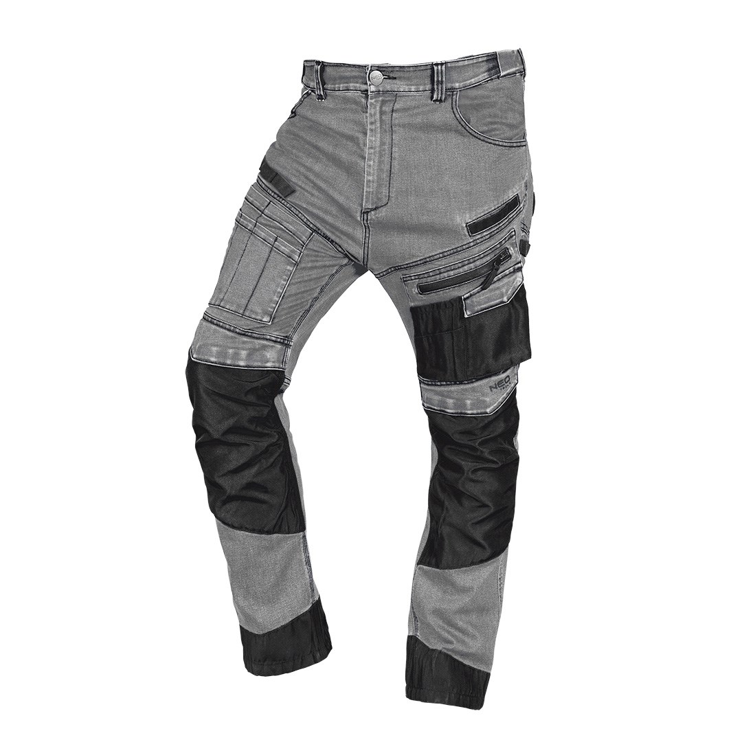 NEO TOOLS Spodnie robocze DENIM, wzmocnienia
