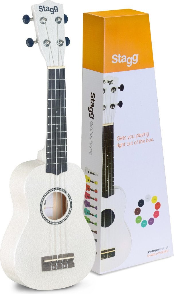 Stagg  US-WHITE - ukulele sopranowe |
