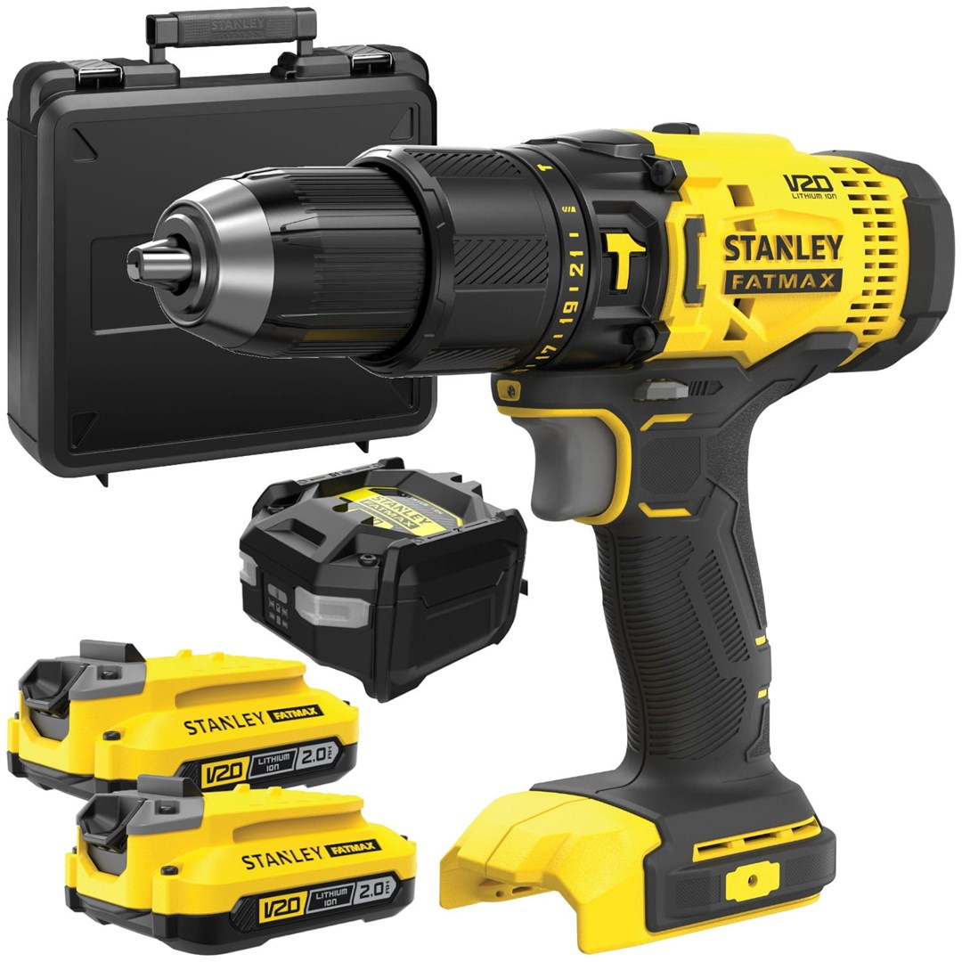 STANLEY  SFMCD711D2K 2X2Ah cordless drill/driver |