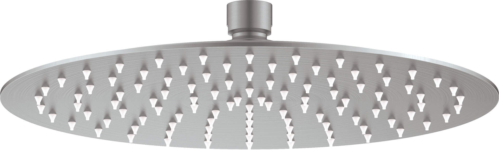 Deante Steel overhead shower - round