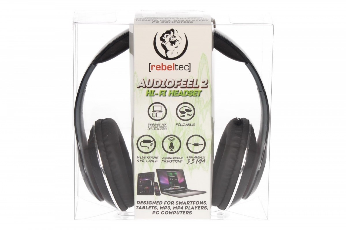 Rebeltec  Stereo Headset with microphone, 4pin