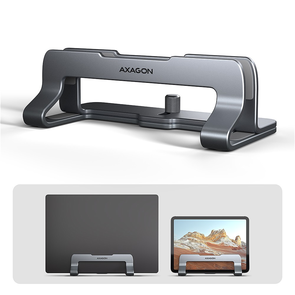 AXAGON  STND-VG ALU vertical st and