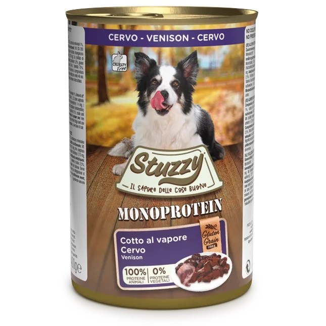 STUZZY Monoprotein Venison - wet dog