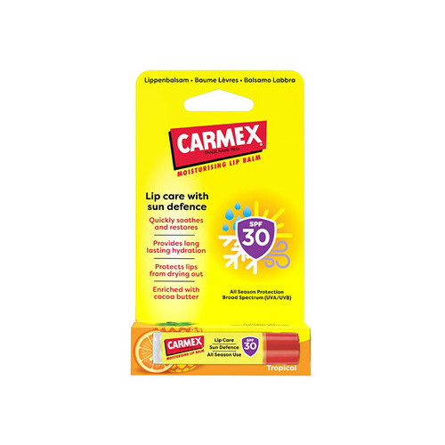 Carmex Sun Defense Tropical Lip Balm