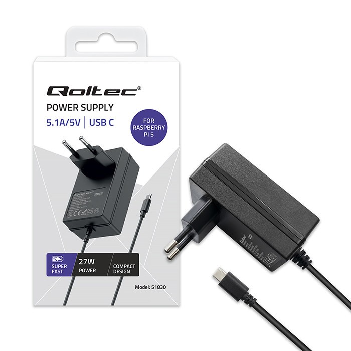 Qoltec Super FAST PD charger for