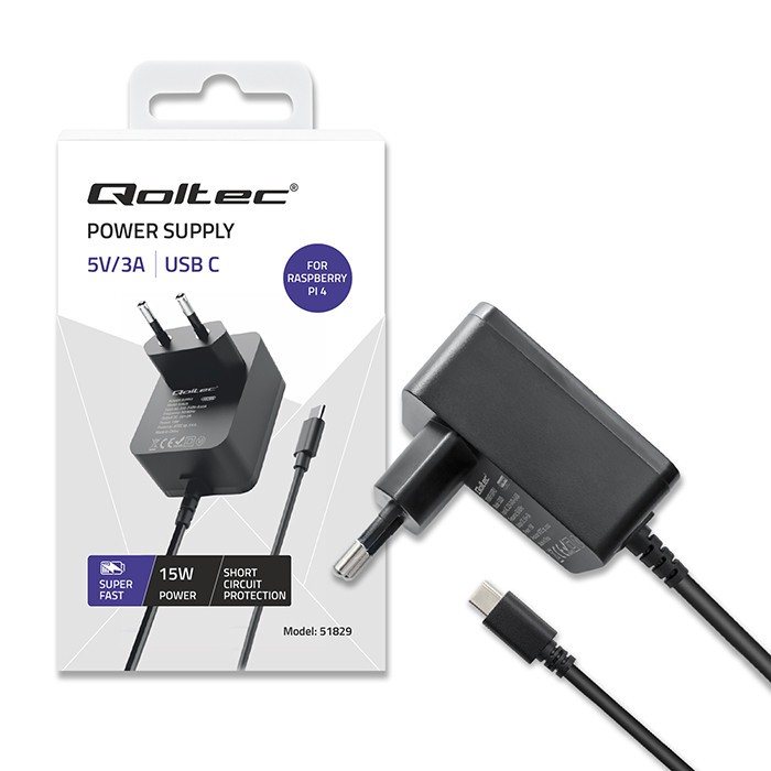 Qoltec Super FAST PD charger for