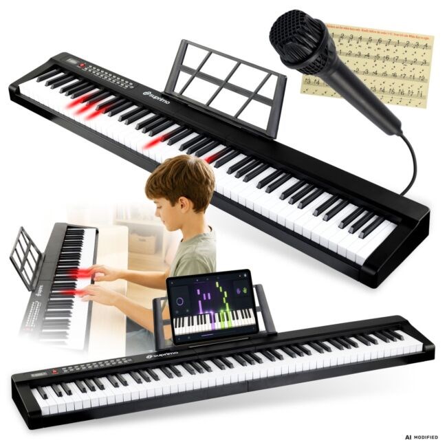 No name SUPRIMO P-881 BK pianino