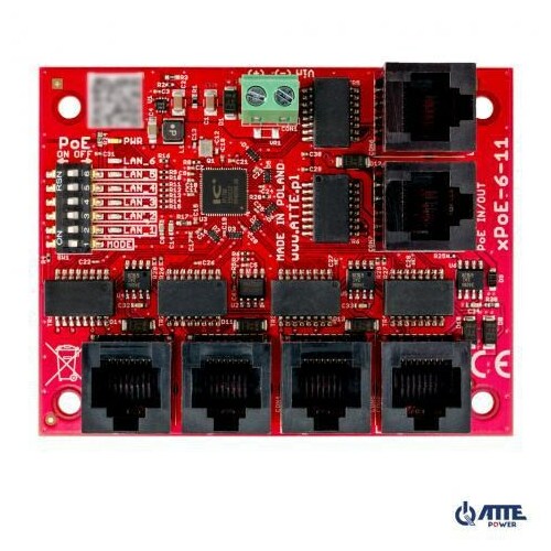 Atte SWITCH 5-PORTOWY POE  xPoE-6-11-OF |