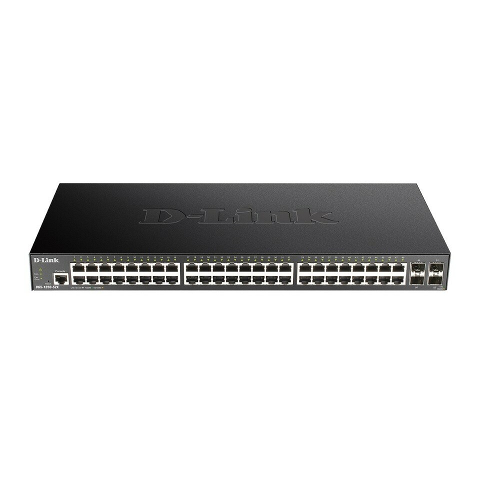 D-Link  Switch DGS-1250-52X 48GE 4SFP+ |